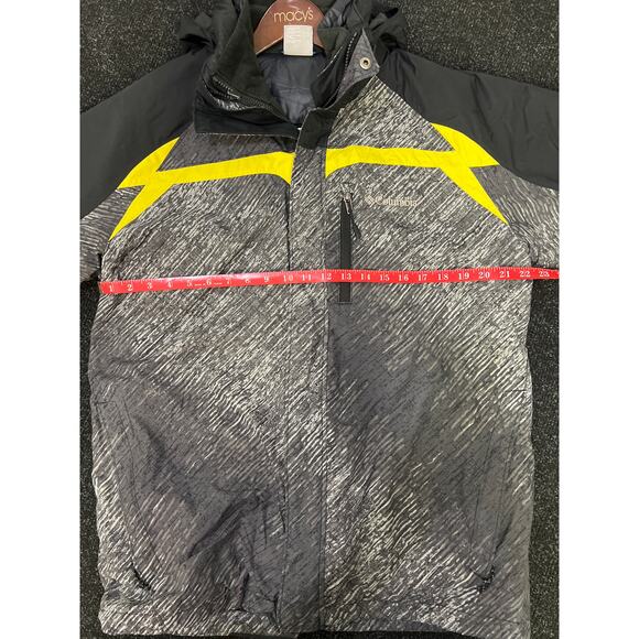 Columbia interchange 2 in 1 men’s jacket large removable hood/shell waterproof - Picture 10 of 12